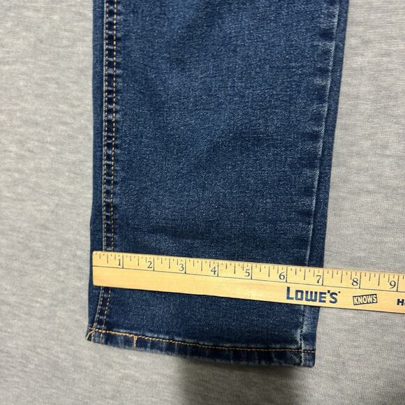 Frye Straight Leg Jeans Women’s Size 28x30 High Rise Medium Wash Stretch Denim - Picture 10 of 16